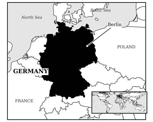 Map of Germany