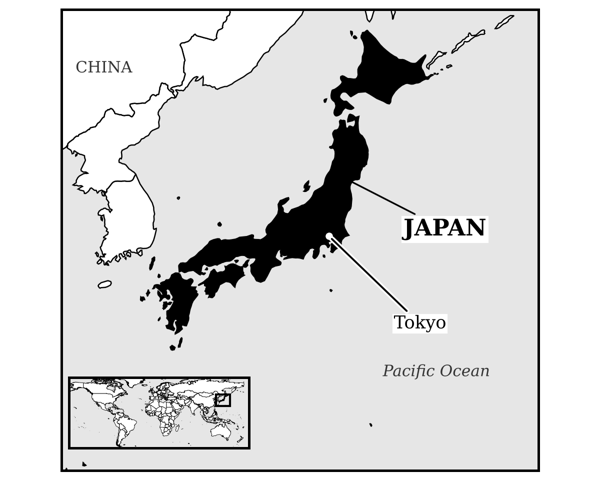 Map of Japan
